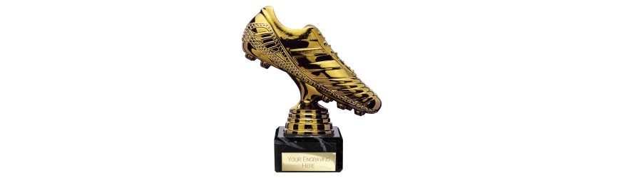 FUSION LEGEND FOOTBALL BOOT RESIN TROPHY - 5 SIZES - 13.5CM - 21CM FUSION LEGEND FOOTBALL BOOT RESIN TROPHY - 5 SIZES - 13.5CM - 21CM